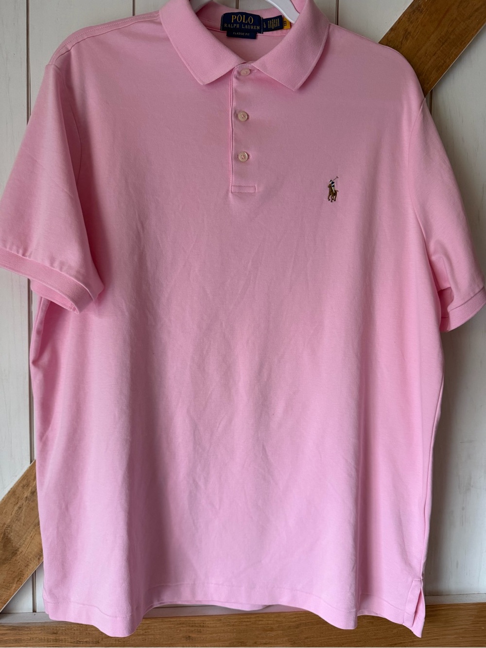 Ralph Lauren Pink Short-Sleeve Polo Shirt